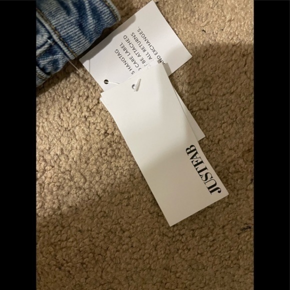 JustFab straight leg relaxed high rise Jeans size 26 NWT - Picture 9 of 10